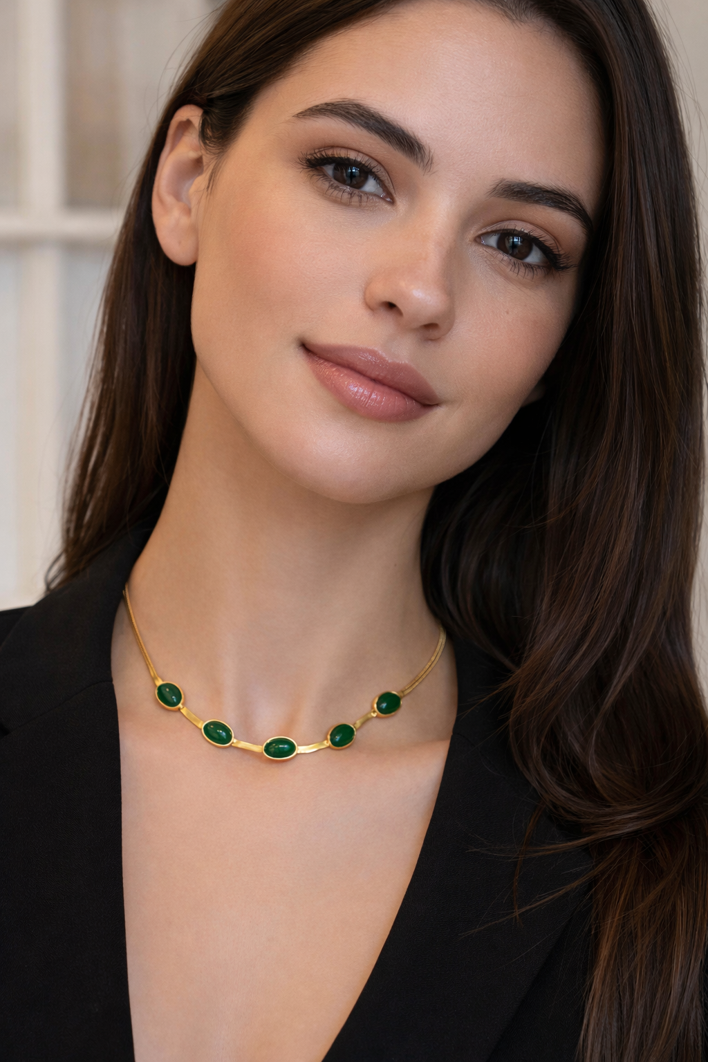 Green Cyrstal Necklace